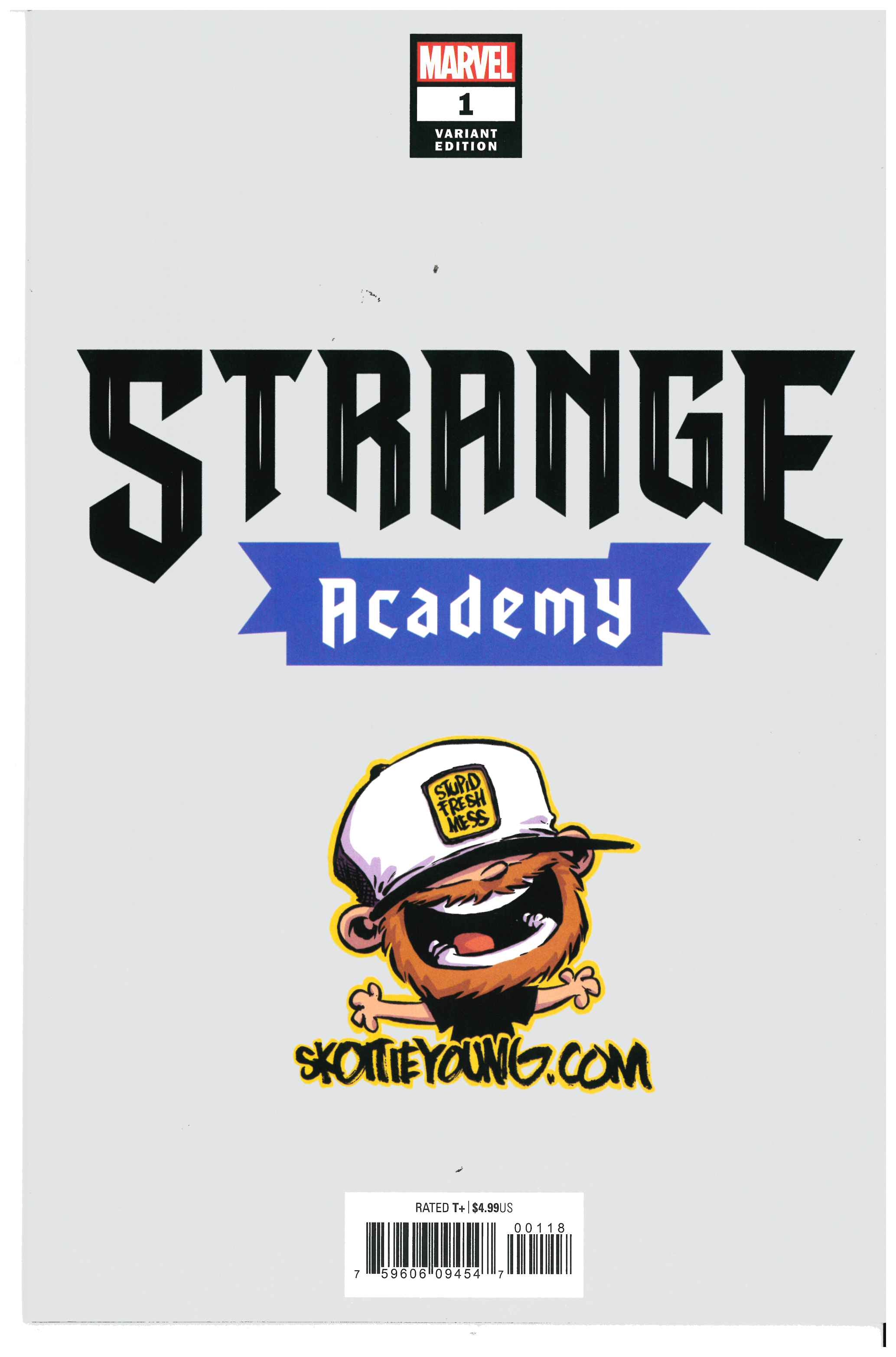 Strange Academy #1 backside