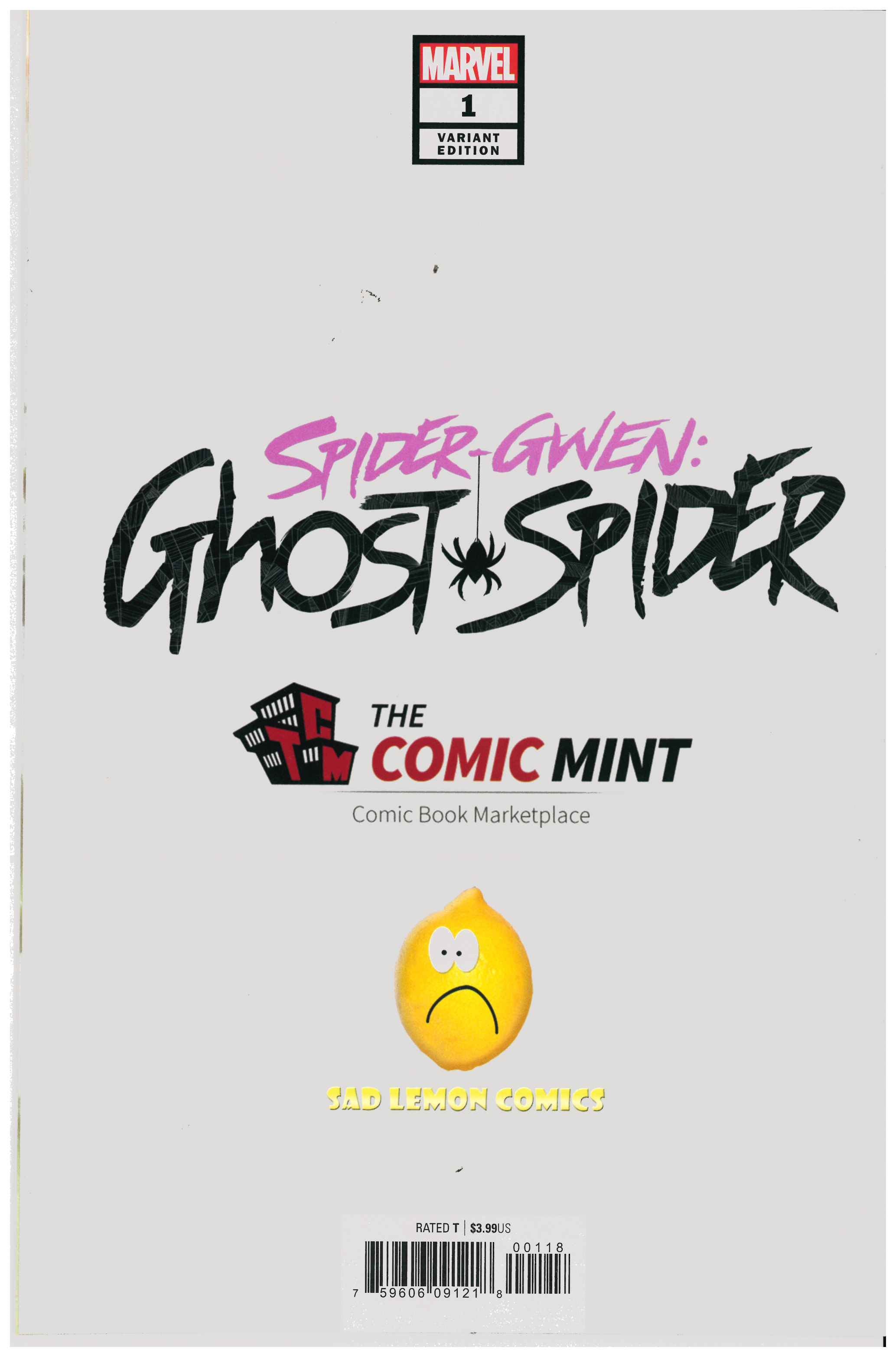 Spider-Gwen: Ghost Spider #1 backside