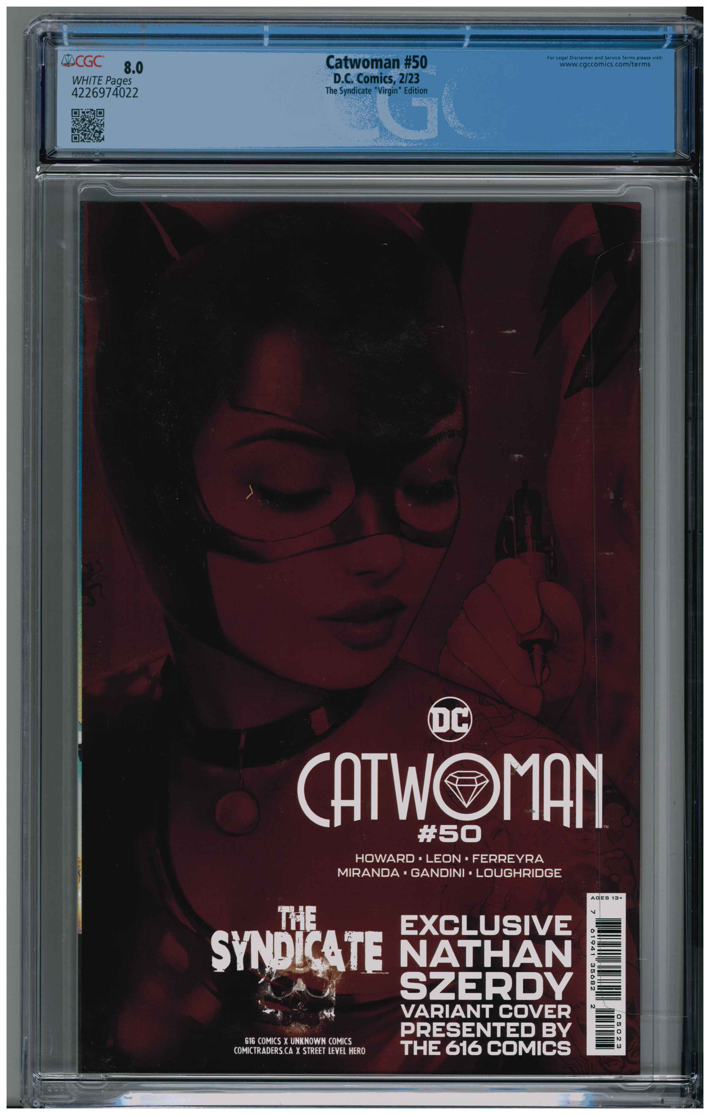 Catwoman #50 backside