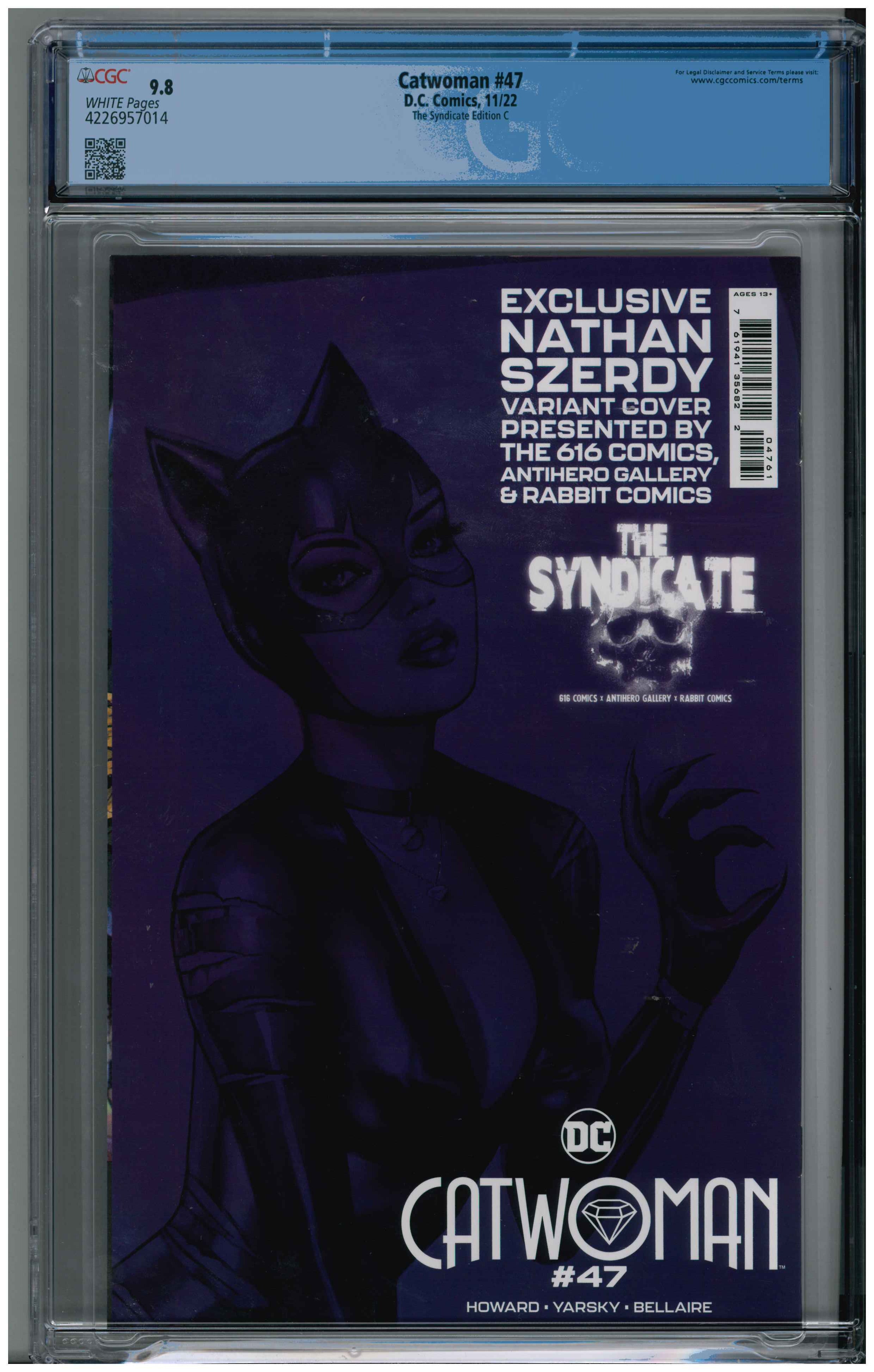 Catwoman #47 backside