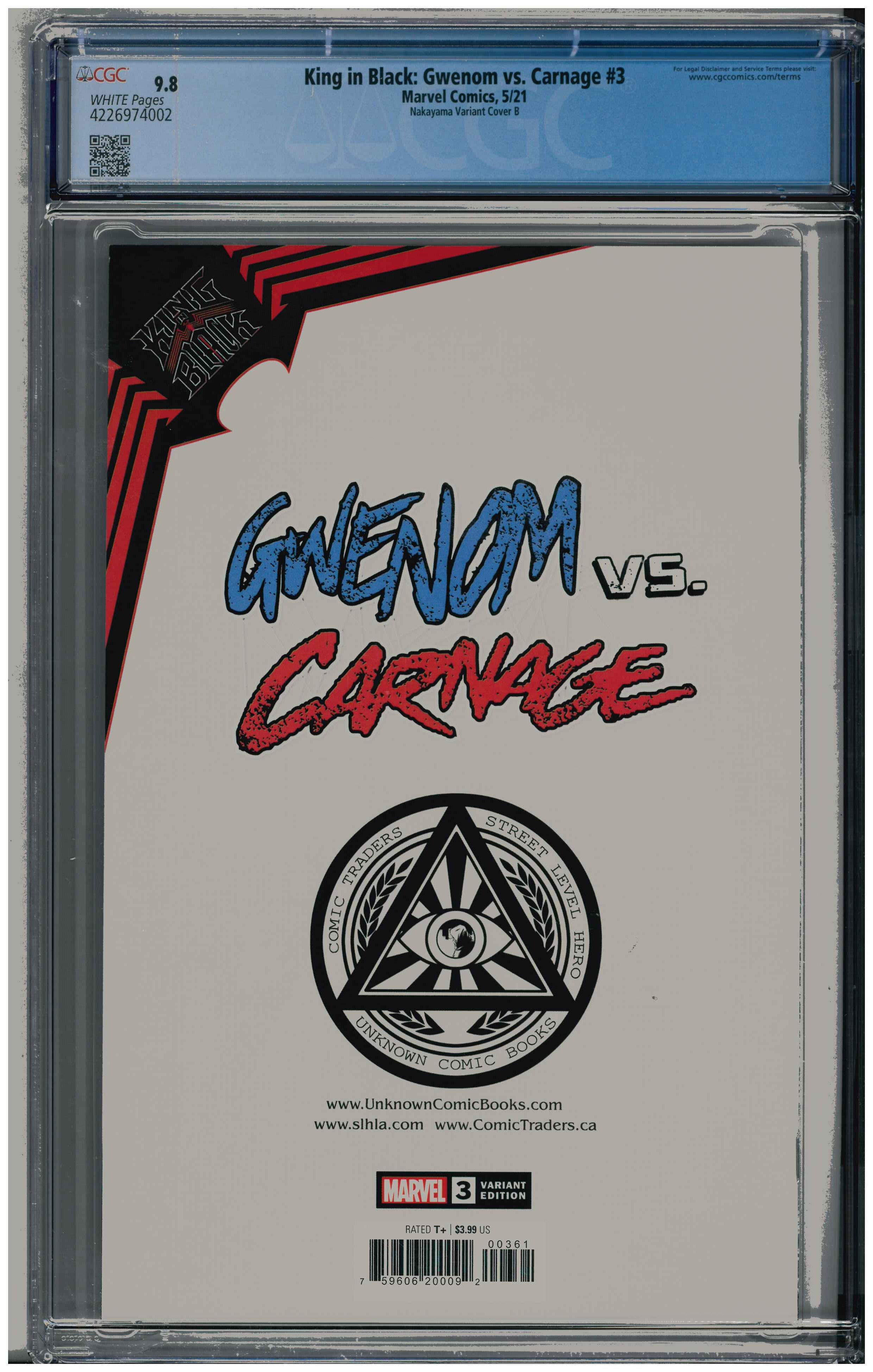 King in Black: Gwenom vs. Carnage #3